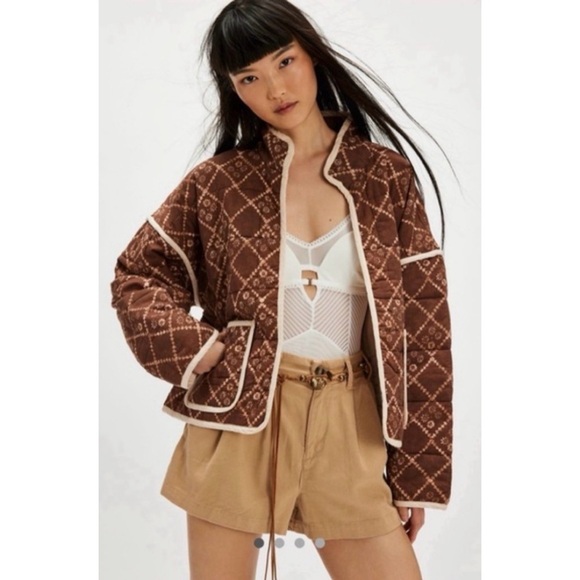 Free People Jackets & Blazers - Free People ‘Chloe’ Jacket in Brown